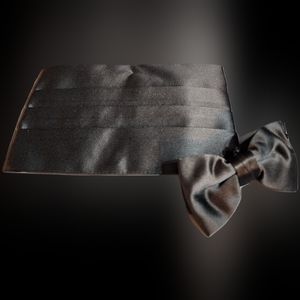 MODA CUMMERBUND AND TIE SET